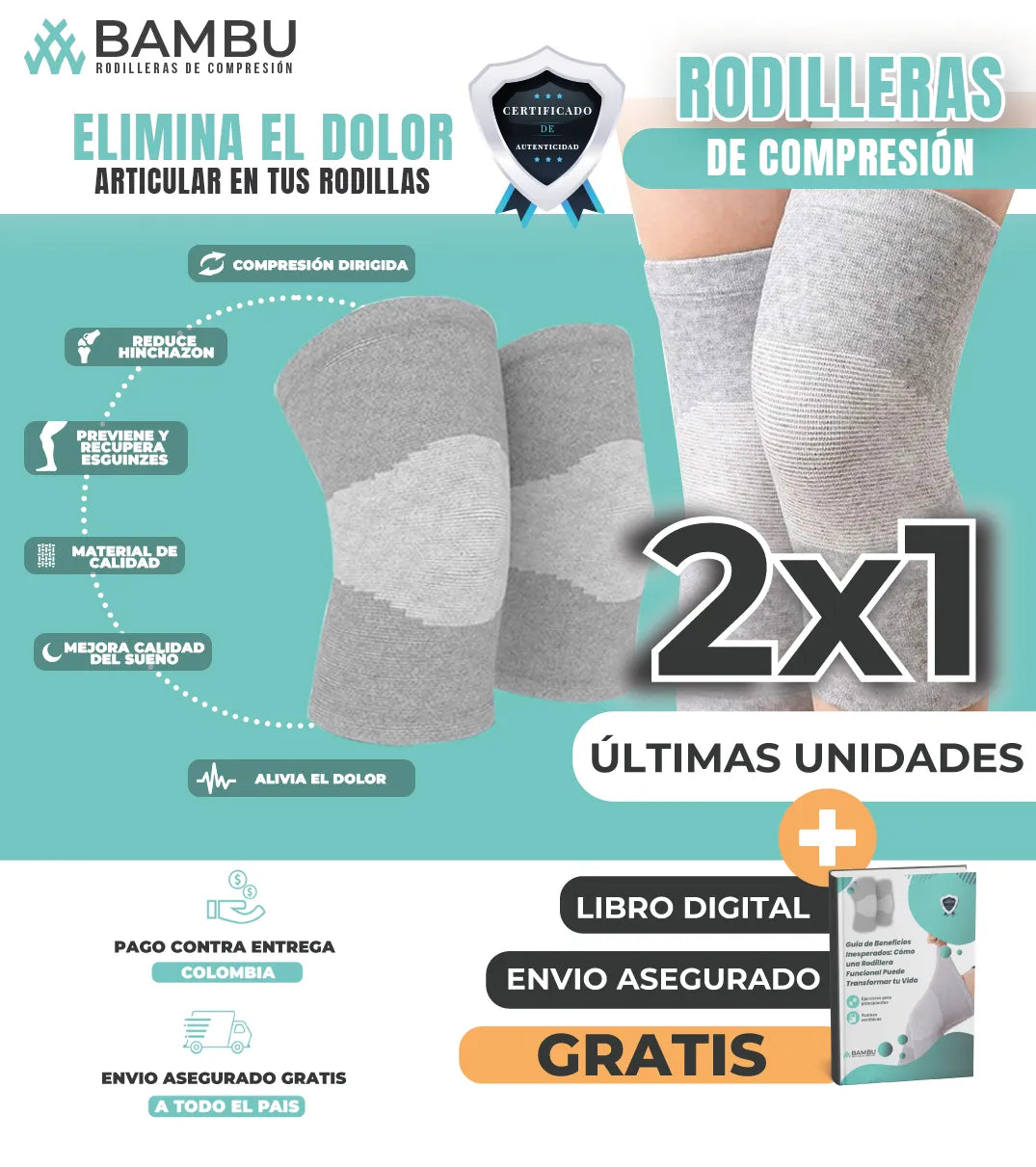 RODILLERAS ONECOMPRESS