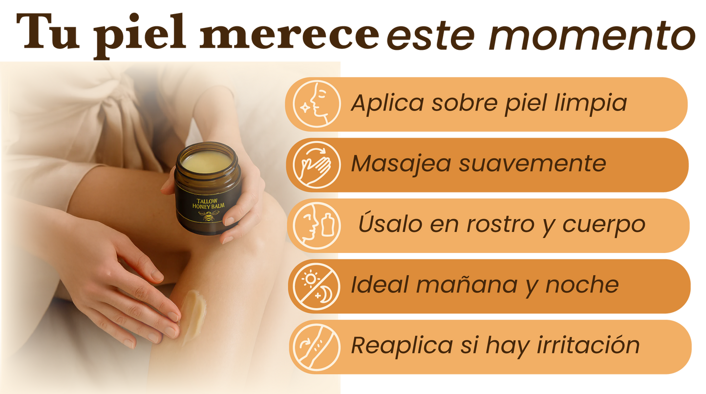 TALLOW HONEY BALM TERRA-LOTUS - BALSAMO DE SEBO DE RES Y MIEL