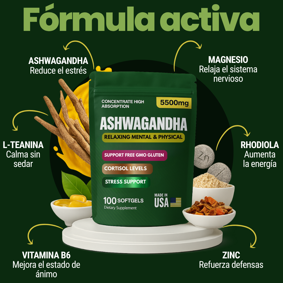 ASHWAGANDHA EN CAPSULAS