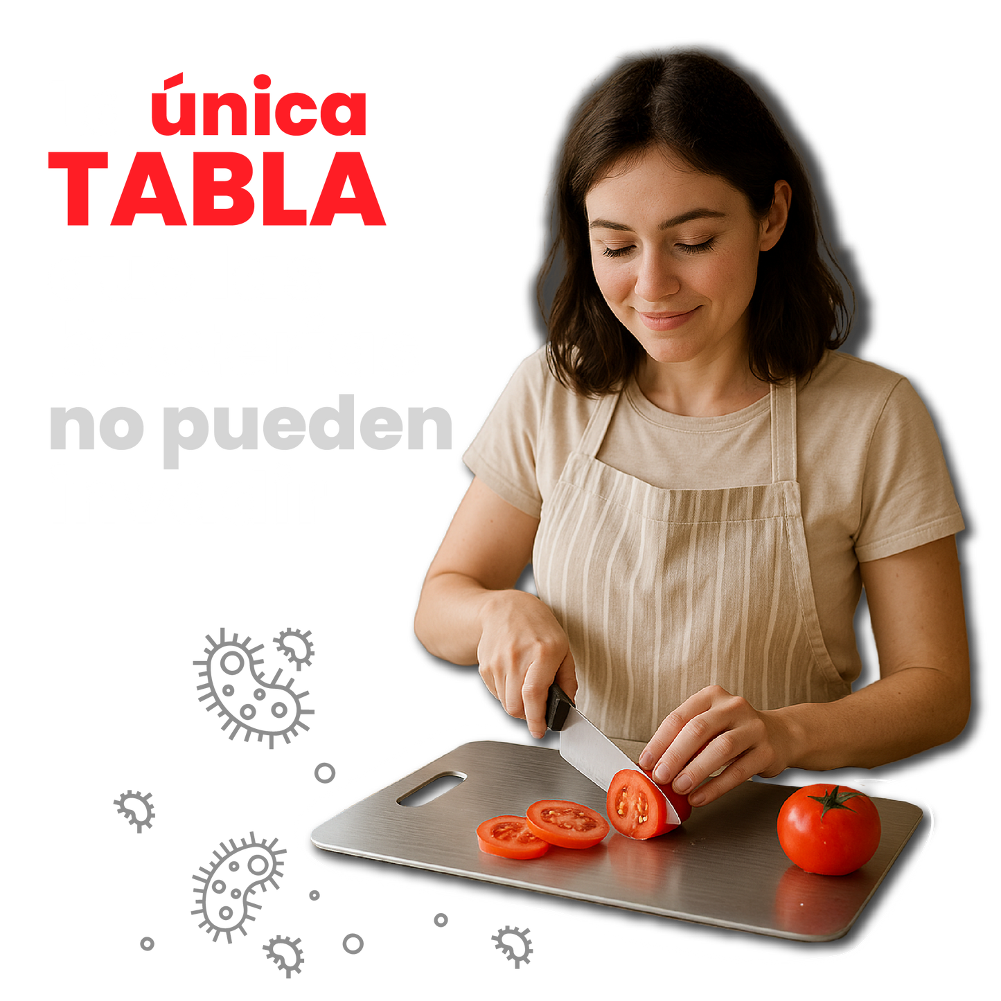 TABLA COCINA TITANIO