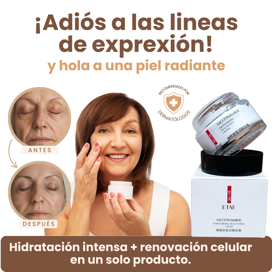 NICOTINAMIDE™ CREMA ANTIEDAD PARA MUJER
