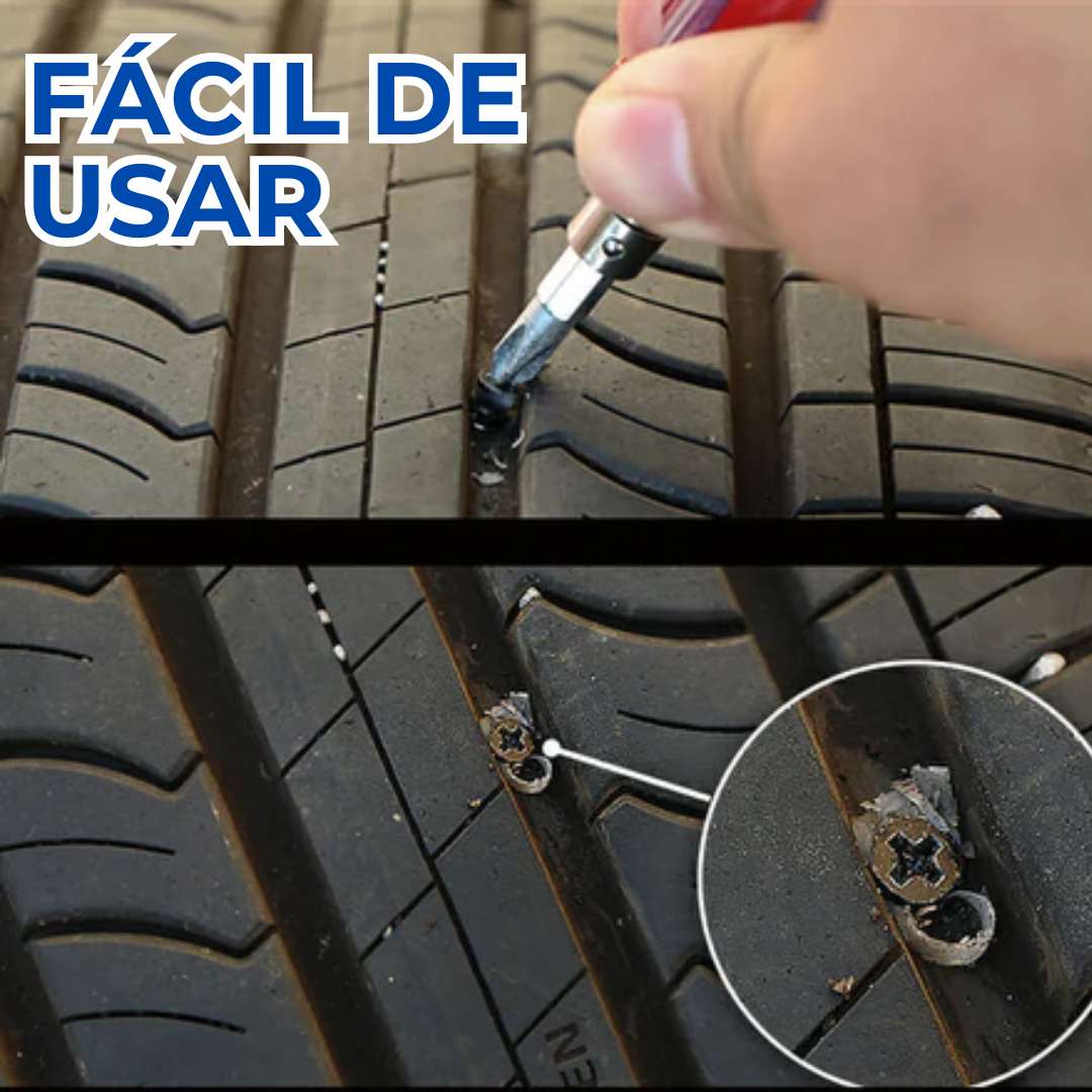 TIREFIXPRO™ KIT PARA REPARAR NEUMATICOS X 18
