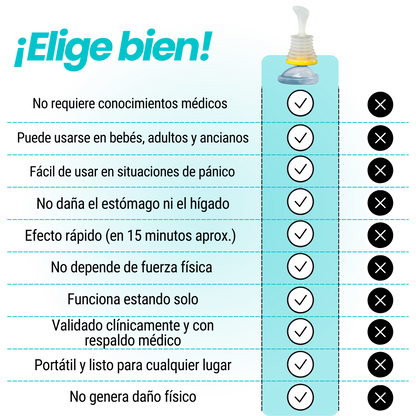 LifeVac™ Kit SalvaVidas Antiasfixia