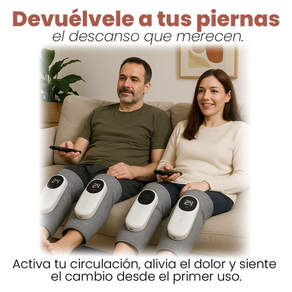 MASAJEADOR DE PIERNAS CON CALEFACCIÓN