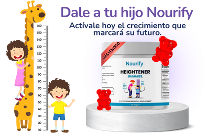 GOMAS CRECIMIENTO PARA NIÑOS