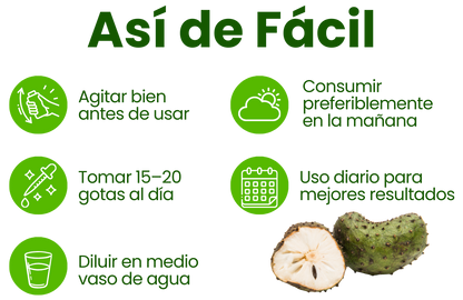 GOTAS EXTRACTO GUANABANA