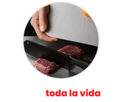 TABLA COCINA TITANIO
