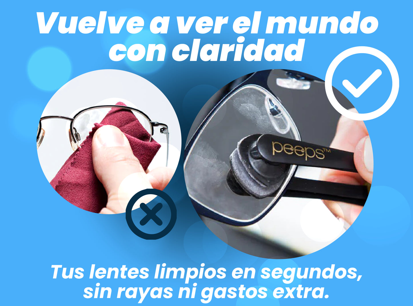 Limpiador Lentes 2x1