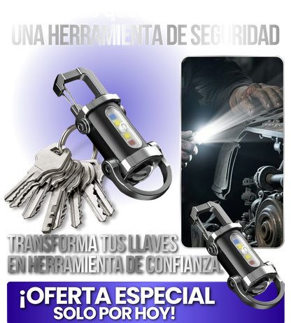 Linterna Llavero Multifuncional