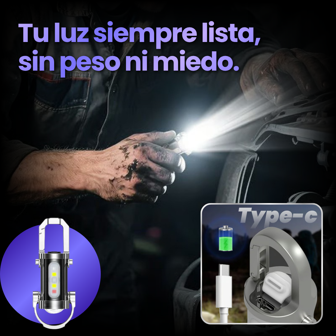 Linterna Llavero Multifuncional