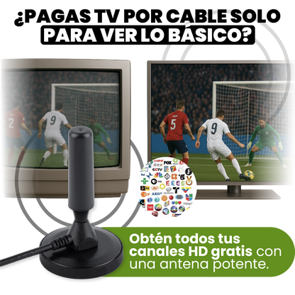ANTENA TDT 4K PARA TV