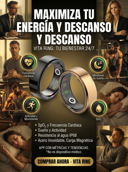 Smart Ring Anillo Inteligente para Monitorea tu Bienestar