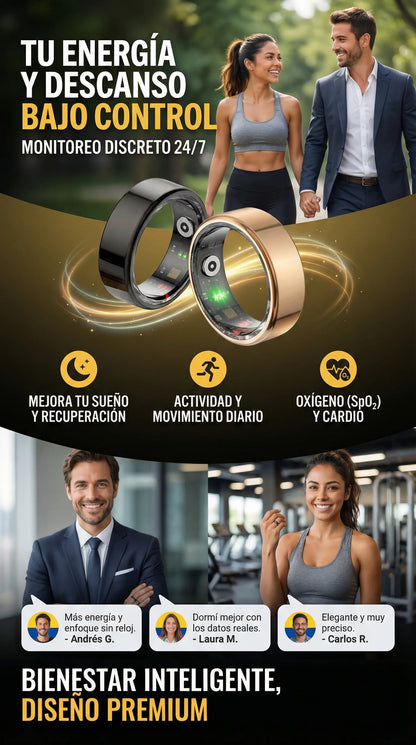 Smart Ring Anillo Inteligente para Monitorea tu Bienestar
