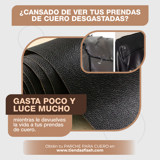 PARCHE REPARADOR DE CUERO AUTOADHESIVO OFERTA 3X2
