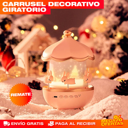 Proyector Carrusel Decorativo - 12 Películas Temáticas