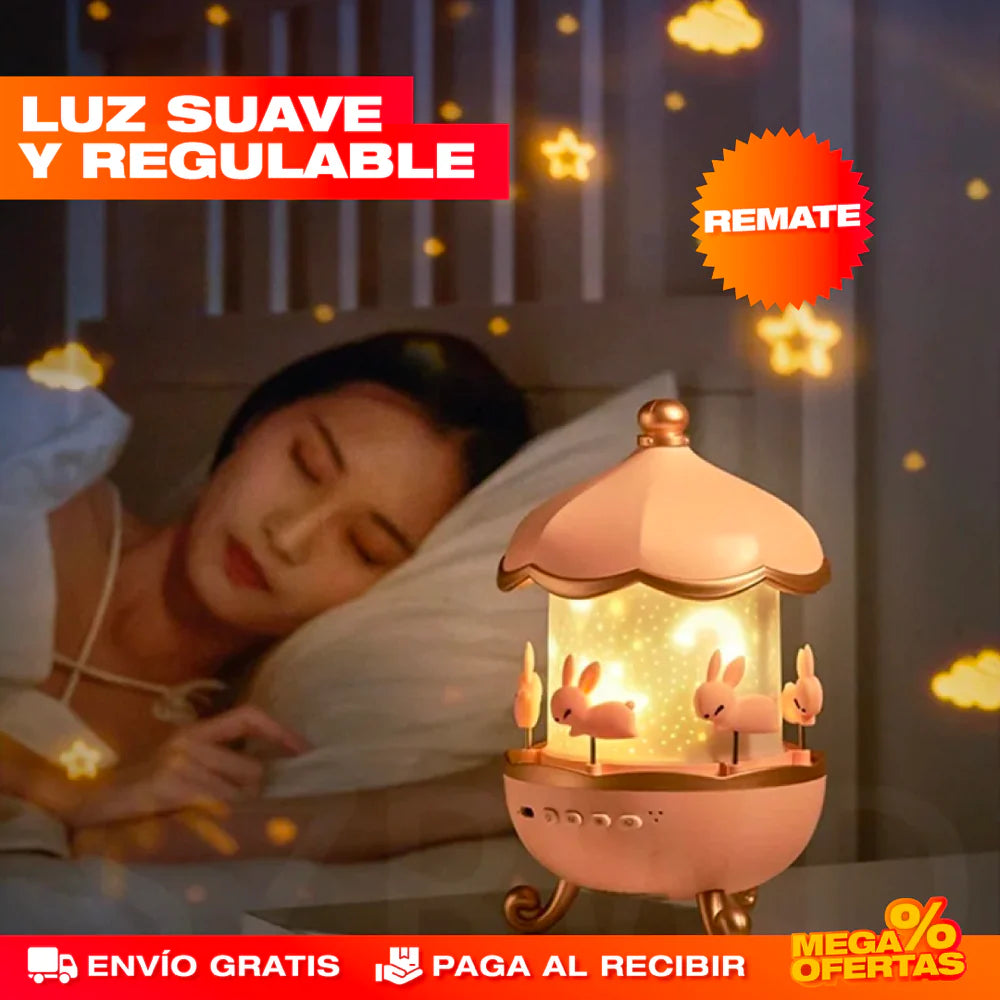 Proyector Carrusel Decorativo - 12 Películas Temáticas