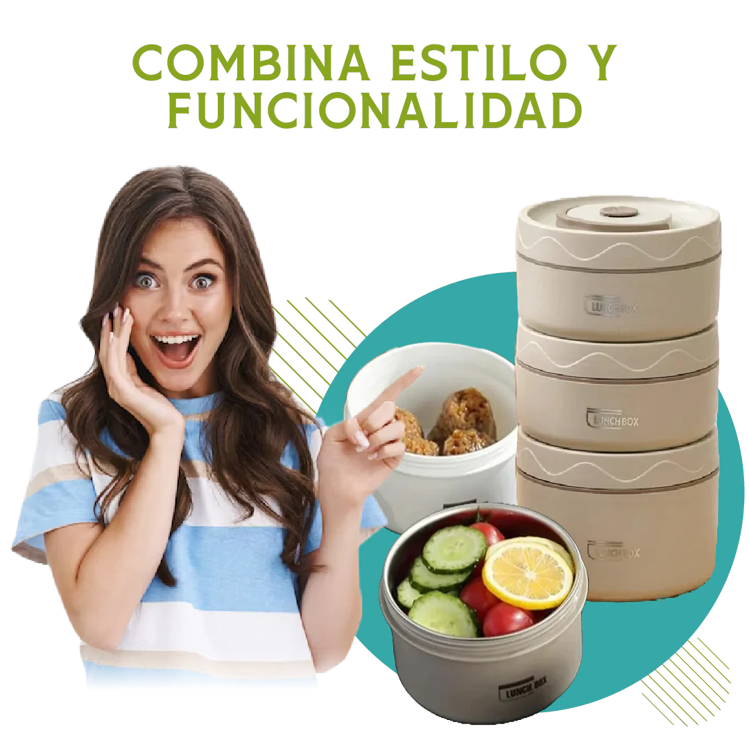 MEALSBOX™ SET DE LONCHERA TÉRMICA PORTÁTIL